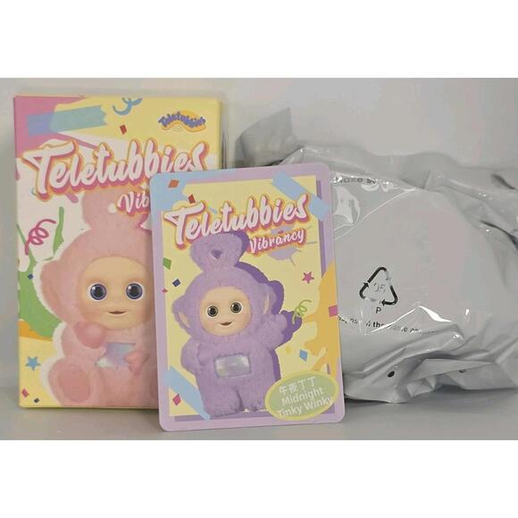 Pop Mart Teletubbies Vibrancy Series Figure - Midnight Tinky Winky Open Box - Picture 1 of 7